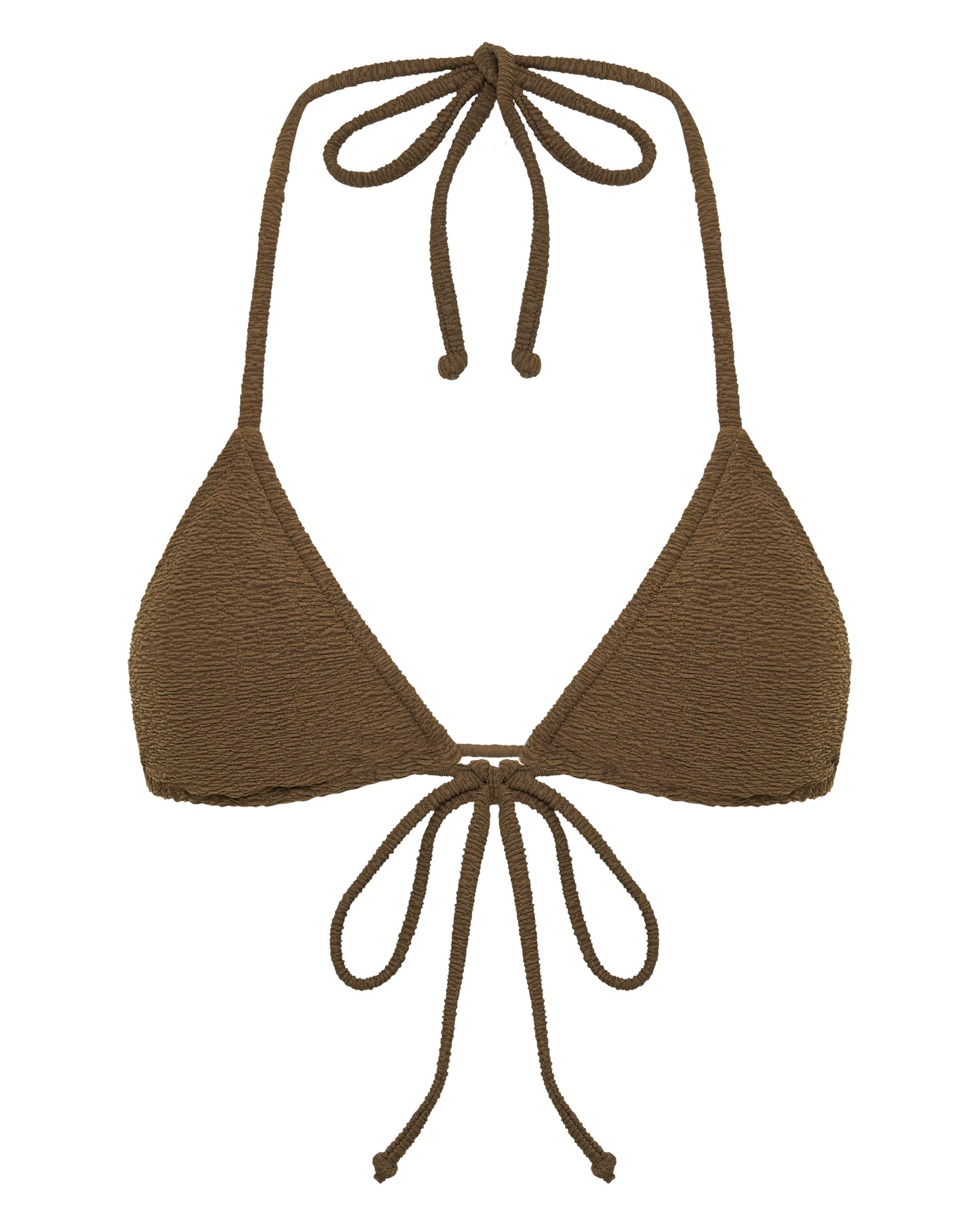 TRIANGLE TOP - COCOA BROWN