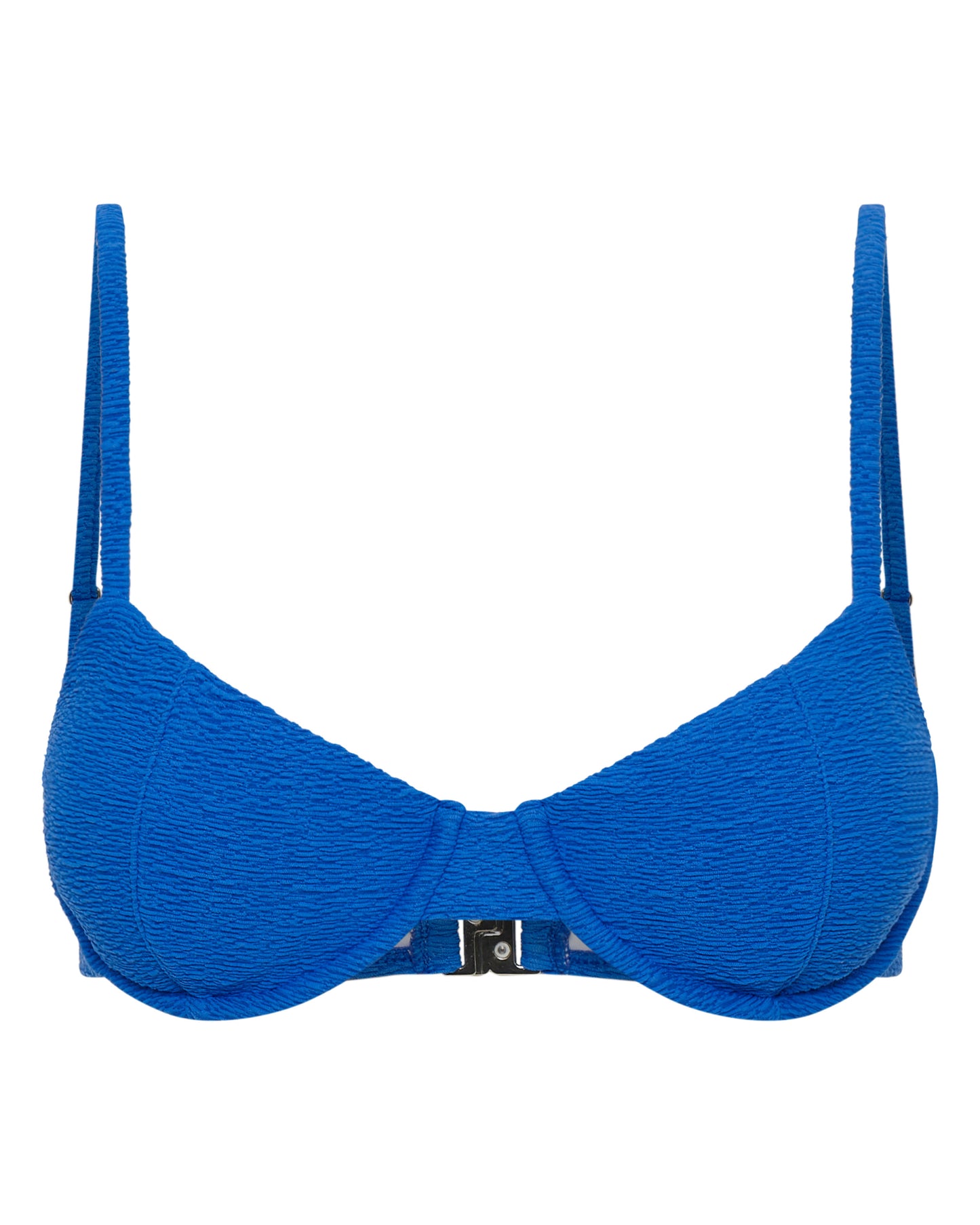 BRA CUP TOP - AZURE BLUE