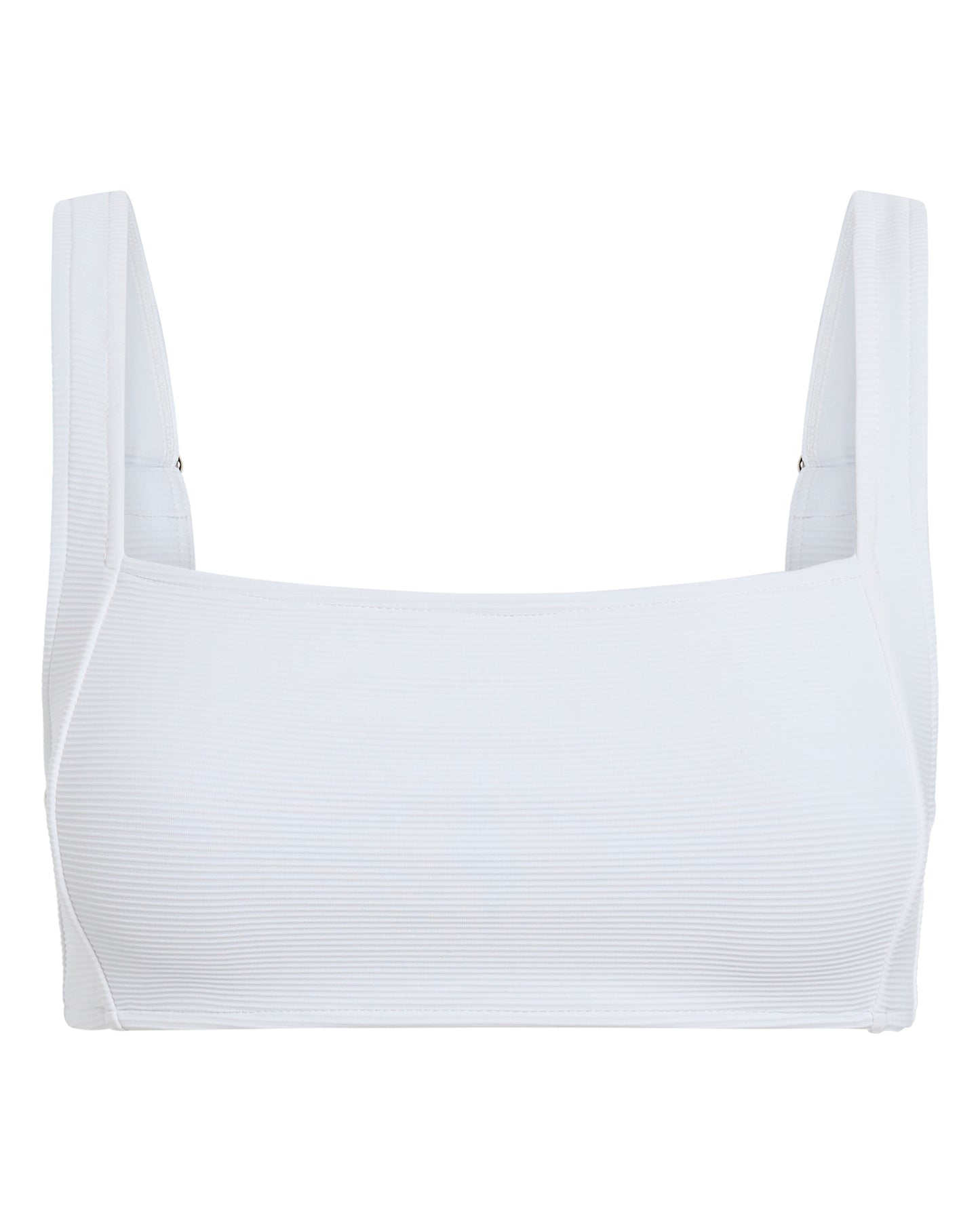 SQUARE NECK TOP - WHITE